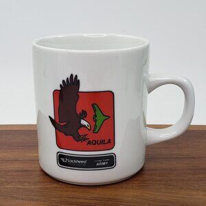 Rare Vintage U.S. Army MQM-105 Aquila Mug Cup Lockheed Austin Division